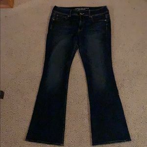 14 long American Eagle kick boot jeans